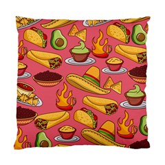 Seamless Pattern Mexican Food Hat Traditional Standard Cushion Case (one Side) by Vaneshart