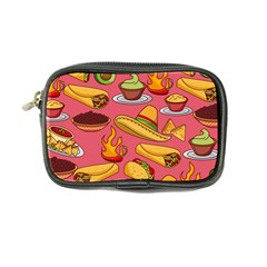 Seamless Pattern Mexican Food Hat Traditional Coin Purse by Vaneshart