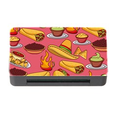 Seamless Pattern Mexican Food Hat Traditional Memory Card Reader With Cf by Vaneshart