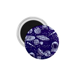 Space Sketch Seamless Pattern 1 75  Magnets by Vaneshart