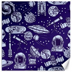 Space Sketch Seamless Pattern Canvas 20  X 20  by Vaneshart