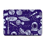 Space Sketch Seamless Pattern Small Doormat  24 x16  Door Mat