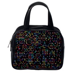 Seamless Pattern With Love Symbols Classic Handbag (one Side) by Vaneshart