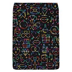 Seamless Pattern With Love Symbols Removable Flap Cover (s) by Vaneshart