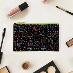 Seamless Pattern With Love Symbols Cosmetic Bag (xs) by Vaneshart