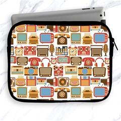 Vintage Gadget Seamless Pattern Apple Ipad 2/3/4 Zipper Cases by Vaneshart