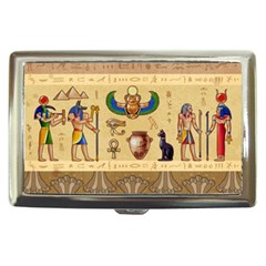 Egypt Horizontal Illustration Cigarette Money Case by Vaneshart