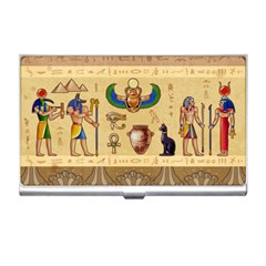 Egypt Horizontal Illustration Business Card Holder by Vaneshart