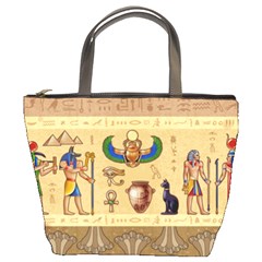 Egypt Horizontal Illustration Bucket Bag by Vaneshart