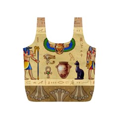 Egypt Horizontal Illustration Full Print Recycle Bag (s) by Vaneshart