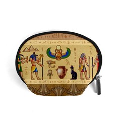 Egypt Horizontal Illustration Accessory Pouch (small) by Vaneshart