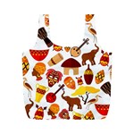 Africa Jungle Ethnic Tribe Travel Seamless Pattern Vector Illustration Full Print Recycle Bag (M) Front