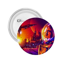 Far Future Human Colonization 2 25  Buttons by Vaneshart