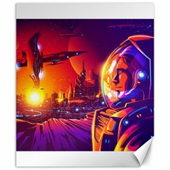 Far Future Human Colonization Canvas 8  X 10  by Vaneshart