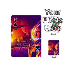 Far Future Human Colonization Playing Cards 54 Designs (mini) by Vaneshart