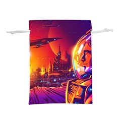 Far Future Human Colonization Lightweight Drawstring Pouch (s) by Vaneshart