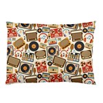 Music Retro Seamless Pattern Pillow Case 26.62 x18.9  Pillow Case