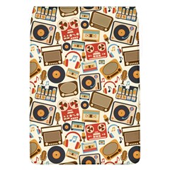 Music Retro Seamless Pattern Removable Flap Cover (l) by Vaneshart