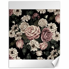 Elegant Seamless Pattern Blush Toned Rustic Flowers Canvas 12  X 16  by Vaneshart