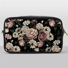 Elegant Seamless Pattern Blush Toned Rustic Flowers Toiletries Bag (one Side) by Vaneshart