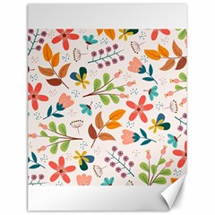 Colorful Ditsy Floral Print Background Canvas 12  X 16  by Vaneshart