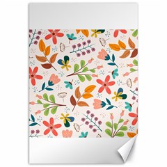 Colorful Ditsy Floral Print Background Canvas 20  X 30  by Vaneshart