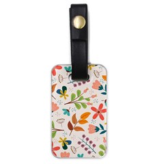 Colorful Ditsy Floral Print Background Luggage Tag (one Side) by Vaneshart