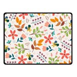 Colorful Ditsy Floral Print Background Double Sided Fleece Blanket (Small)  45 x34  Blanket Front