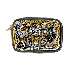 Crazy Abstract Doodle Social Doodle Drawing Style Coin Purse by Vaneshart