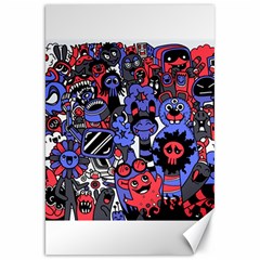 Cute Halloween Monsters Set Background Canvas 20  X 30  by Vaneshart