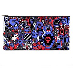 Cute Halloween Monsters Set Background Pencil Case by Vaneshart