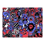 Cute Halloween Monsters Set Background Double Sided Flano Blanket (Mini)  35 x27  Blanket Front