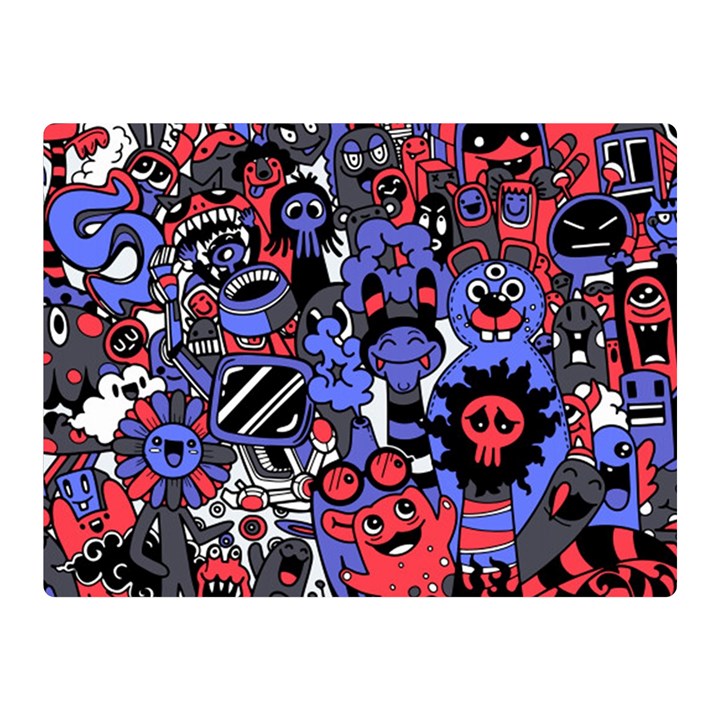 Cute Halloween Monsters Set Background Double Sided Flano Blanket (Mini) 