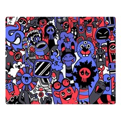 Cute Halloween Monsters Set Background Double Sided Flano Blanket (large)  by Vaneshart