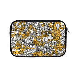 Hand Drawn Vector Illustration Doodle Funny World Apple Macbook Pro 13  Zipper Case by Vaneshart