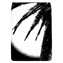 Black And White Tropical Moonscape Illustration Removable Flap Cover (s)