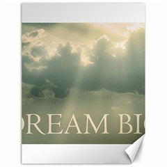 Dream Big Phrase Over Cloudscape Background Canvas 18  X 24  by dflcprintsclothing