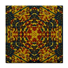 Yuppie And Hippie Art With Some Bohemian Style In Tile Coaster by pepitasart