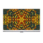 Yuppie And Hippie Art With Some Bohemian Style In Business Card Holder Front