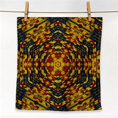 Yuppie And Hippie Art With Some Bohemian Style In Face Towel by pepitasart