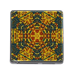 Yuppie And Hippie Art With Some Bohemian Style In Memory Card Reader (square 5 Slot) by pepitasart