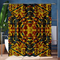 Yuppie And Hippie Art With Some Bohemian Style In Shower Curtain 60  X 72  (medium)  by pepitasart