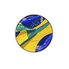 Brazil Flags Waving Background Hat Clip Ball Marker (10 Pack) by dflcprintsclothing