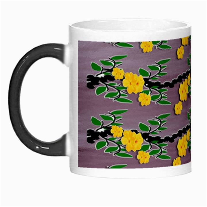 Plumeria And Frangipani Temple Flowers Ornate Morph Mugs