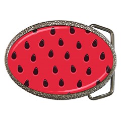 Seamless Watermelon Surface Texture Belt Buckles