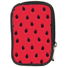 Seamless Watermelon Surface Texture Compact Camera Leather Case