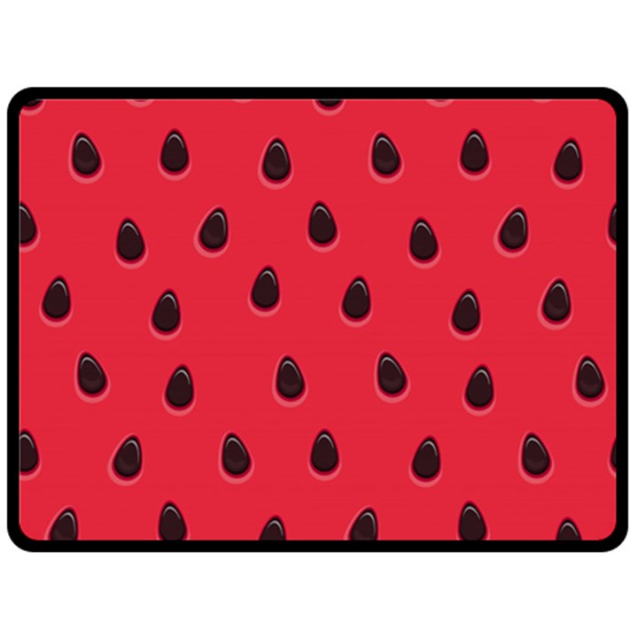 Seamless Watermelon Surface Texture Double Sided Fleece Blanket (Large) 