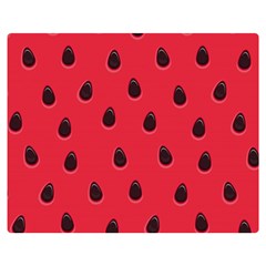 Seamless Watermelon Surface Texture Double Sided Flano Blanket (Medium) 