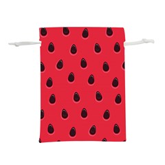 Seamless Watermelon Surface Texture Lightweight Drawstring Pouch (M)