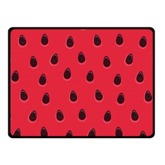 Seamless Watermelon Surface Texture Double Sided Fleece Blanket (small)  by Vaneshart